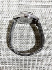 1960s CITIZEN Rhythm Time Manual Wind Antique Watch Elmitex Mesh Band Working