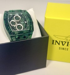 Invicta S1 Rally 70144 Men Chronograph Carbon Fiber Dial Polyurethane Watch