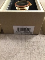 Original Grain The Classic Antique Gold Mahogany Black Color Mens Watch OG-1-016