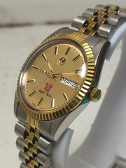 Rado Purple Horse Two Tone Golden Dial Automatic Men’s Watch