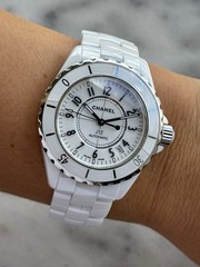 Chanel J12 Paris Watch Automatic White Ceramic 38mm Swiss Made