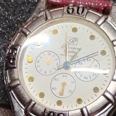 Riviera Hanslin Quartz Roman Numeral Dial Leather Strap Water Resistant 36-39mm