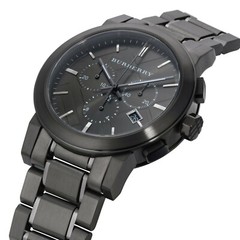 Burberry watch BU9354 Gents Black Dial CHRONOGRAPH The City