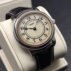 Reloj de pulsera de cuarzo para hombre de marca reconocida, resistente al agua.