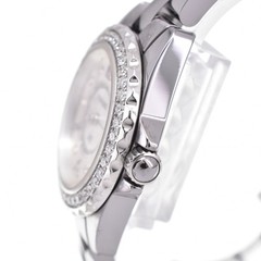 CHANEL J12 H3402 diamond Silver Dial Quartz Ladies Watch E#146466