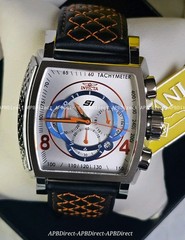Invicta – S1 Rally – Swiss Z60 Chronograph – Black Orange Leather – Mens Watch