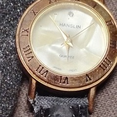 Riviera Hanslin Quartz Roman Numeral Dial Leather Strap Water Resistant 36-39mm