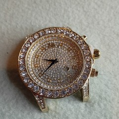 NIP Bling Master Moissanite Hip Hop Fashion Watch ~NO BAND – NEW Model 1408 $550