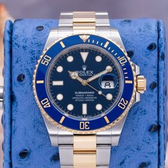 Rolex Submariner Date Bluesy 126613LB Yellow Gold Steel 41mm 2023 Box Papers