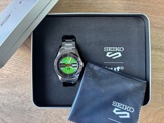 SEIKO 5 Sports HUF Limited SBSA323 Green Transparent Dial Automatic JDM Watch
