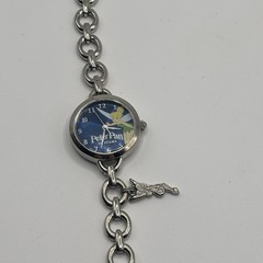 Disney Women Dress Peter Pan 50 Years Tinkerbell Quartz 24mm Watch Works!
