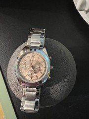 Bulova Caravelle Women’s Quartz Chronograph Watch 45L143 Water Resist Rose Face
