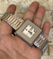 Rare Vintage Rado DiaMaster 10 Automatic TV Case Tungsten Watch Original Box 37m