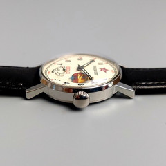Pobeda Komandirskie Soviet Wristwatch USSR Vintage Mechanical Watch Serviced