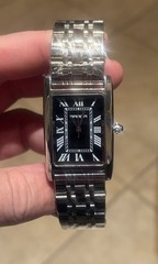 Sanda 1150 Homage Quartz Mens Watch Jewel On Crown Stainless Steel Bracelet