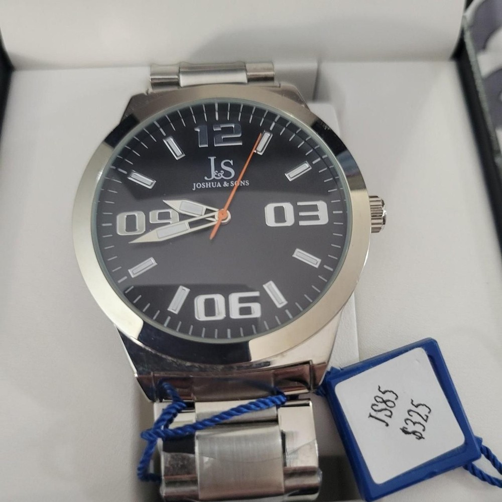 No-brand Men’s Black and Silver Watch