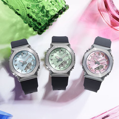 CASIO G-SHOCK GM-S2110-2AJF Silver × Black Chronograph NEW Japan Watch