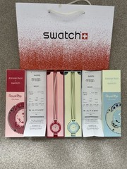 Swatch x AP | Royal Pop Otto Rosso & Blaue Acht – With Receipt & 2 Year Warranty