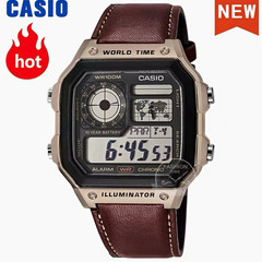 Casio AE-1200WHL-5AV, World Time Watch, Chronograph, 5 Alarms, 10 Year Battery