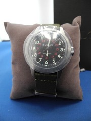 Bulova 98A255 Men’s Military Heritage Hack Stainless Steel Automatic Watch,NEW