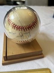Fossil Limited Edition Nolan Ryan Watch and signed baseball- 1135 /5000