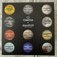 Swatch x Omega MoonSwatch Mission to the Moon – FULL SET – 2 OFFICIAL STRAPS
