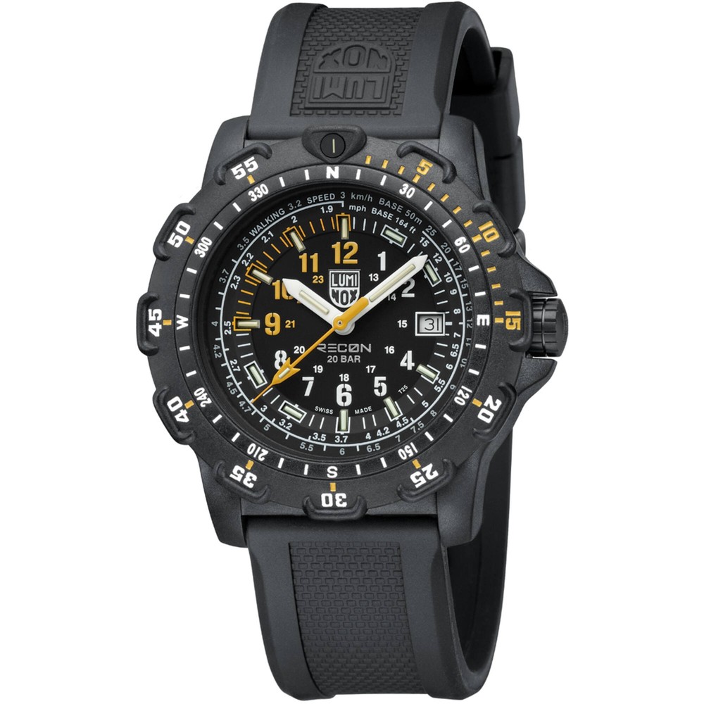 Luminox Men’s Watch Set Recon Point Man Rotating Bezel Black Strap XL.8825.H.SET