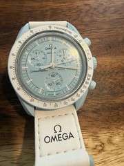 Swatch SO33L100 Blue Unisex Adults Wristwatch