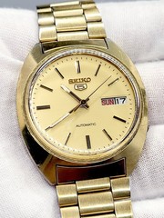Seiko Gold Automatic 17 Jewels 1986 Japan 7009-3080 Vintage Men’s Watch 35mm