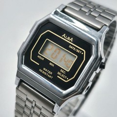 ALBA Y731-A000 Digital Watch Unisex, Quartz, SS, 16.0cm wrist