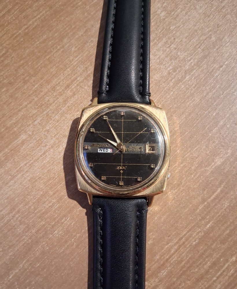 RARE Vintage Japan Seiko DX M88 SGP Sea Lion QuickDate Automatic Day/Date Watch