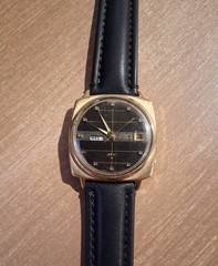 RARE Vintage Japan Seiko DX M88 SGP Sea Lion QuickDate Automatic Day/Date Watch