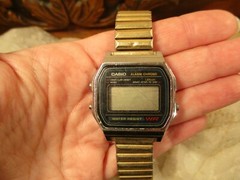 Vintage Men’s Digital Casio Alarm Chrono 593 A158W Watch