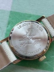 Vintage Lejour Time Co Womens Wind Watch