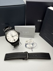 Longines Conquest VHP 41mm Black PVD Silver Dial Quartz L3.716.2.76.6 Full Set