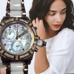 🔥Swiss Precimax Diamonds💎 Mother of pearl, sapphimax Crystal, Woman Watch,N🔋