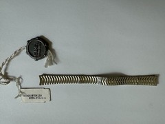 NOS Vintage Ebel Wave watch stainless steel bracelet 13mm and 4 case screws