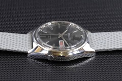 Seiko 5 Actus 7019-8010 Automatic 21J Day-Date Black Dial Vintage Japan