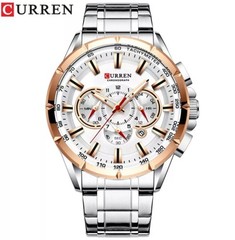 CURREN Stylish Chronograph Stainless Steel Watch for Men