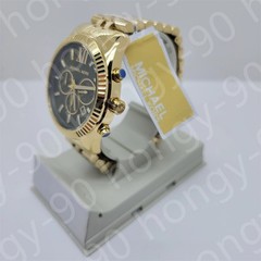 Michael Kors MK8446 Lexington Chrono Green Dial Gold Stainless Steel Men’s Watch