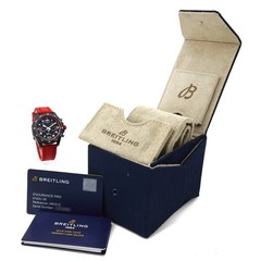 BREITLING Endurance Pro 38 Air Asia Commemorative Model X83310 Quartz Black …