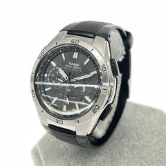 Casio Wave Ceptor 240001203188 Solar Quartz Black Dial Women Wristwatch