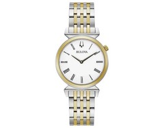 * Bulova Regatta 30mm Two-Tone Stainless Steel Women’s Watch 98L264 (W/O Tag)