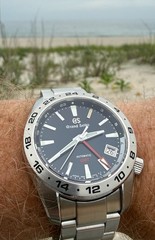 2025 Grand Seiko Sport GMT SBGM245 40.5mm Blue Dial Full Set
