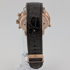 Tenshodo Grand Complication Vandyke Brown Quartz Chronograph Moonphase overhaul