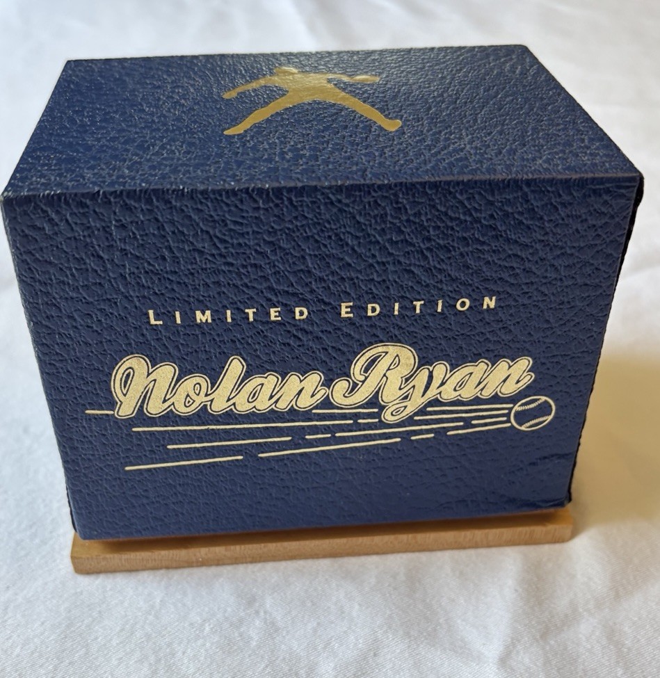 Fossil Limited Edition Nolan Ryan Watch and signed baseball- 1135 /5000