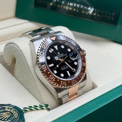 Rolex GMT-Master II NEW 2026 Rootbeer Two Tone Rose Gold Ceramic Bezel Oyster