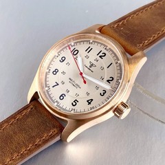New 20ATM Cusn8 Bronze Diver Automatic Men’s Watch For Miyota 8215 Lume Leather