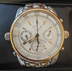 Maurice Lacroix Masterpiece Chrono Globe mens watch steel/18k gold automatic