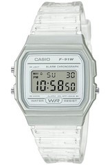 Casio F-91WS-7JH Clear White Digital Quartz Watch Unisex